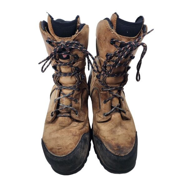 Red Wing‎ ASTM F2413-11 Size 11.5 Waterproof Steel Toe Vibram Sole Boots Brown main image 7